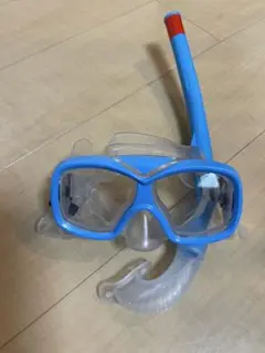 シュノーケリング 水中メガネ シュノーケル スイムセット 子供用2点セット