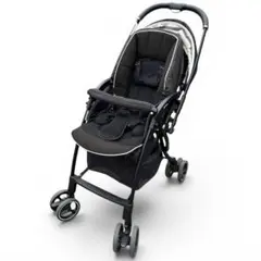 美品】Aprica ラクーナソファークッション ベビーカー レザーハンドル