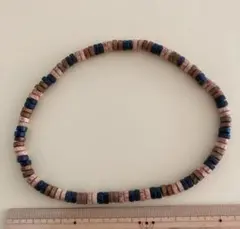 木製ビーズ ネックレス 約40cm 森ガール