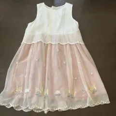 刺繍入りノースリーブドレス