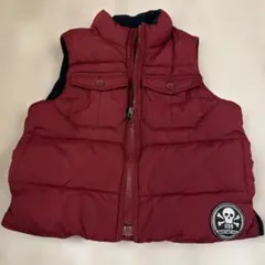 babyGap ダウンベスト 100cm バーガンディ