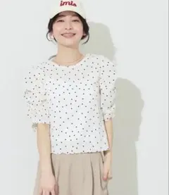 coca シボシャーリングトップス
