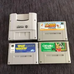 スーパーファミコン　ソフト3本　ゲームボーイカセット用1本