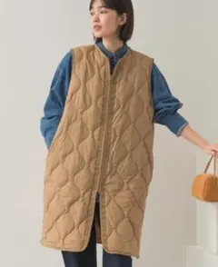 最終値下げ【新品】Lサイズ　インナーダウンロングベスト