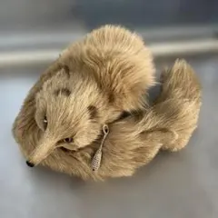 リアルファー マフラー 襟巻き キツネ ブルーフォックス ストール