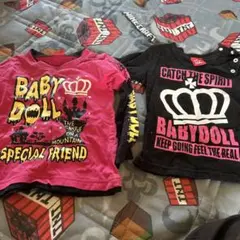 幼稚園着替えBABY DOLL 半袖Tシャツ 90サイズ 2枚セット