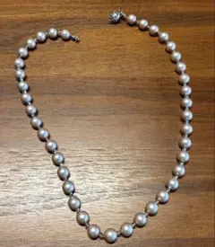 ジャンク品　シンプルパールネックレス