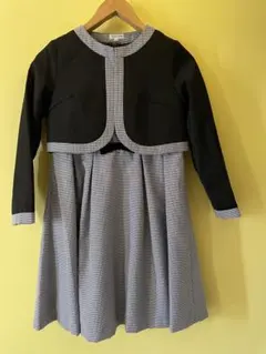 キャサリンコテージ 150卒服 フォーマル　セットアップ　ワンピース 千鳥柄