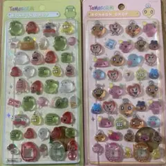 たまごっち　立体シール　2枚セット　めめっち　くちぱっち　mk⑩