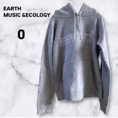 earth パーカー　グレー パーカー S 綿100% レディース