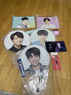 BTS ジョングク　うちわ　フラッグ　キーホルダー