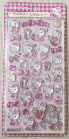 【正規品】ボンボンドロップシール　サンリオ　 　ピンクキティ　第二弾
