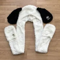 USJ ユニバーサルスタジオジャパン スヌーピー マフラーキャップ 被り物