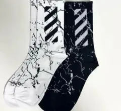 Off-White ロゴ ソックス 2足セット Off-White ソックス 2足セット - メルカリ