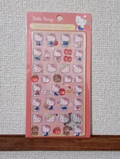 キティ ボンボンドロップシール 立体シール 3Dシール