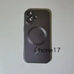 iPhone 17スマホケース　MagSafe レンズ保護　シンプル マット