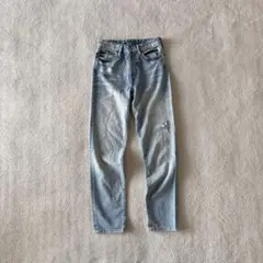H&M ヴィンテージフィットハイウエストデニム　24