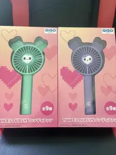 TWICE LOVELYS ハンディファン ラバーマット セット ジヒョジブリー TWICE LOVELYS ハンディファン ラバーマット セット ジヒョジブリー