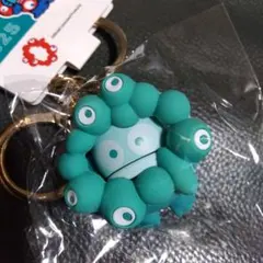 希少サンリオミャクミャク　推しカラー　ハンギョドン　キーホルダー