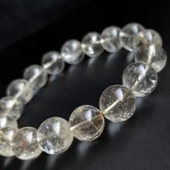 お買い得♡ ルチル入りクリスタル ブレスレット12mm