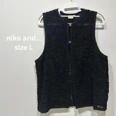 niko and... アート柄クラフトベスト　Lサイズ