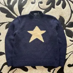 ラルフローレン　スターニット　XL 中古・古着通販】POLO RALPH LAUREN (ポロ・ラルフローレン) スター
