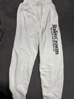 Rodeo Crowns ジョガーパンツ ホワイト
