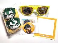 ドズル社 5周年くじ おんりーセット リストバンド 缶バッジ サングラス おまけ