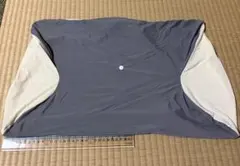 枕カバー ひんやり冷感ピローカバー　グレー×アイボリー　クッションカバー