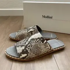 Mollini パイソン柄 スライドサンダルのサムネイル