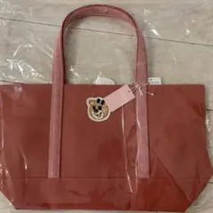 【新品未使用】フェイラー　オールドテディ　ワッペントートバッグピンクLL 大