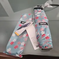Waterfront 折りたたみ傘 桜柄 UVカット