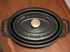 STAUB La Cocotte オーバル ブラック　23センチ　ストウブのサムネイル