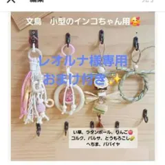 レオルナ様 リクエスト 2点 まとめ商品　ta17　バードトイ　文鳥　バルサ