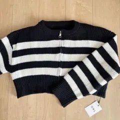 GRLショート丈ニットカーディガン