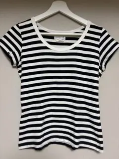 agnes b. PARIS ボーダー 半袖 Tシャツ サイズ2のサムネイル