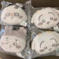 ちいかわ ミラーガチャ リボン 4個セット　モモンガ　カニ　うさぎ