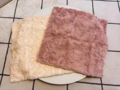 Franfranc ファー クッションカバー 2色セット