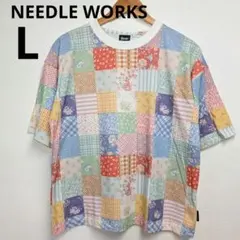 【新作】NEEDLEWORKS 2 L 半袖Tシャツ パッチワークのサムネイル