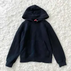 プーマ PUMA キッズ パーカー 140 ワンポイント 裏起毛 フーディ