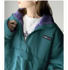 Java フリース襟付きオーバーサイズジャケット