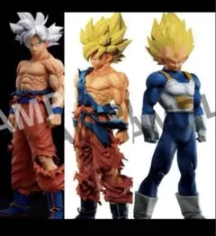 【新品未開封】smsp ゲンキダマツリ　孫悟空　ベジータ　フィギュア　3体セット