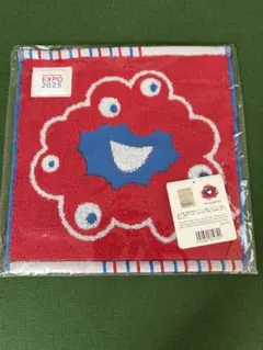 新品 ミャクミャク 大阪関西万博 EXPO ミニタオル ハンカチ フェイスアップ