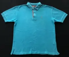 90s USA企画 ポロ バイ ラルフローレン 鹿の子 ポロシャツ ワンポイント