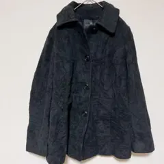 美品✨LONDON FOG ウール ピーコート ブラック Sサイズ 比翼仕立て