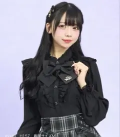 Secret Honey スタンドカラーダブルフリルブラウス レディース