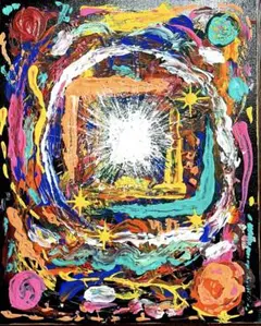 ⭕️毎日のモヤモヤを照らす「未来の光」‼️ No.42 手描き原画