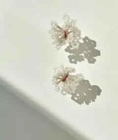 fua accessory 賛花 イヤリング 両耳ペア シルバー - メルカリ