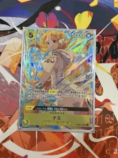 ワンピースカードゲーム ナミ OP08-106 パラレル プロモ - メルカリ