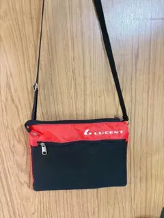 LUCENT ショルダーバッグ 赤 黒のサムネイル